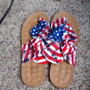 Never worn at all American slippers